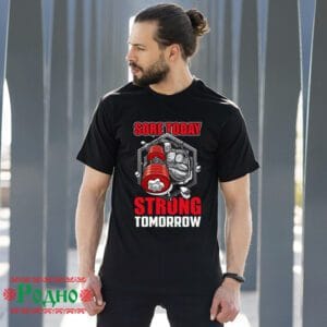 Alternative view of Мъжка черна фитнес тениска 10