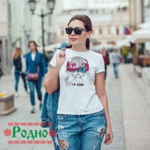 Alternative view of Дамска тениска - Френски булдог F21