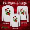 Koledni bluzi s dylag rakav beli16