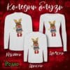 Koledni bluzi s dylag rakav beli29