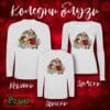 Koledni bluzi s dylag rakav beli32