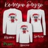 Koledni bluzi s dylag rakav beli34