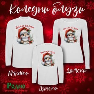 Коледна блуза - Зайче