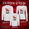 Koledni bluzi s dylag rakav beli djudje