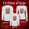Koledni bluzi s dylag rakav beli taralej